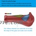 Ergonomic Anatomic Handlebar Grip Triple Density Bar-end Extensions Soft Anti Slip Absorb Shock CNC G2 Lock Comfort for Bicycle MTB XC FR BMX Cyling - B077FJ5BTK